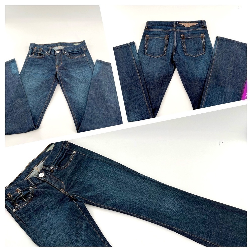 BCBGMaxAzria Dark Blue Bootcut Jeans
